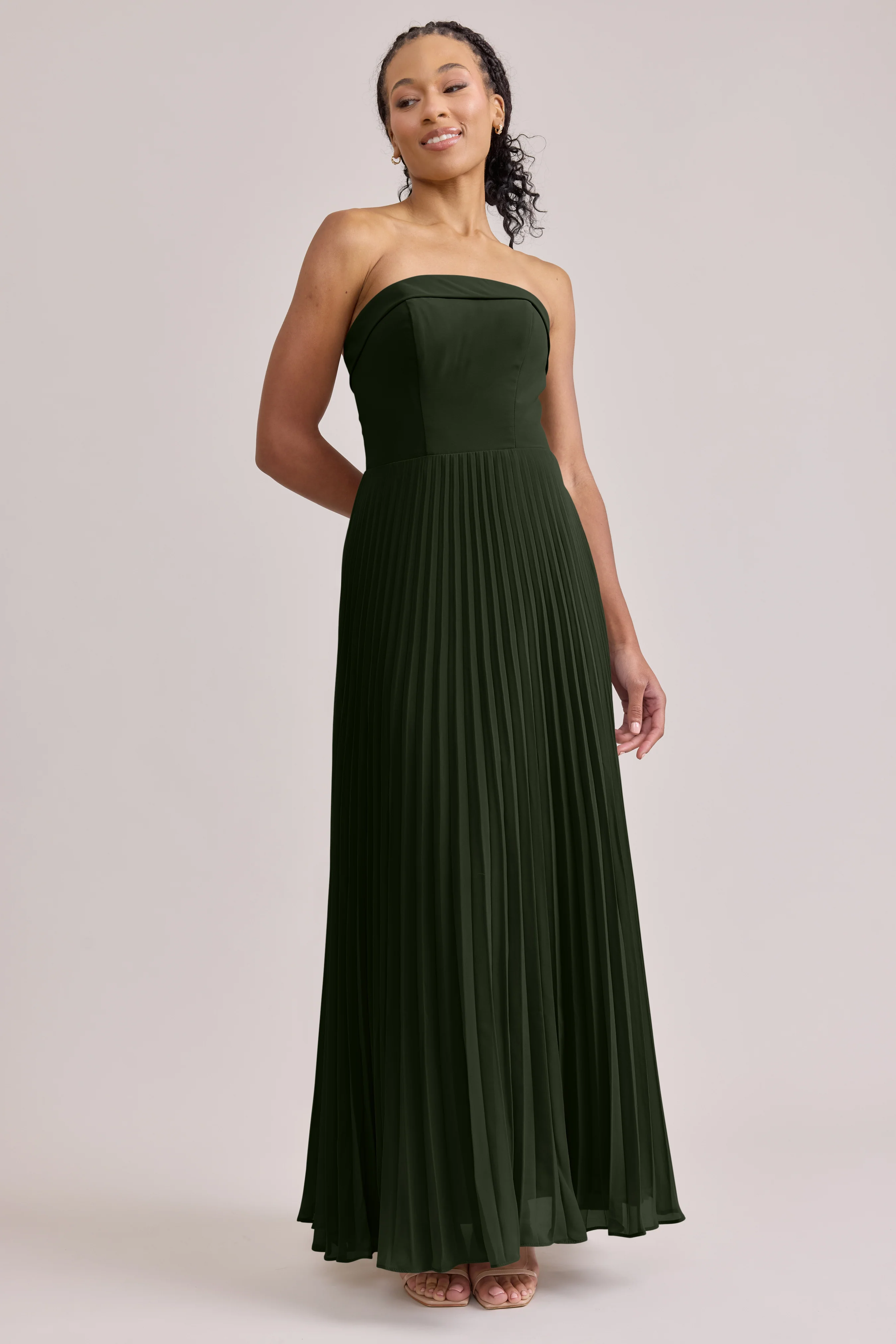 Saylor Chiffon Pleated Dress | Made To Order - Image 52