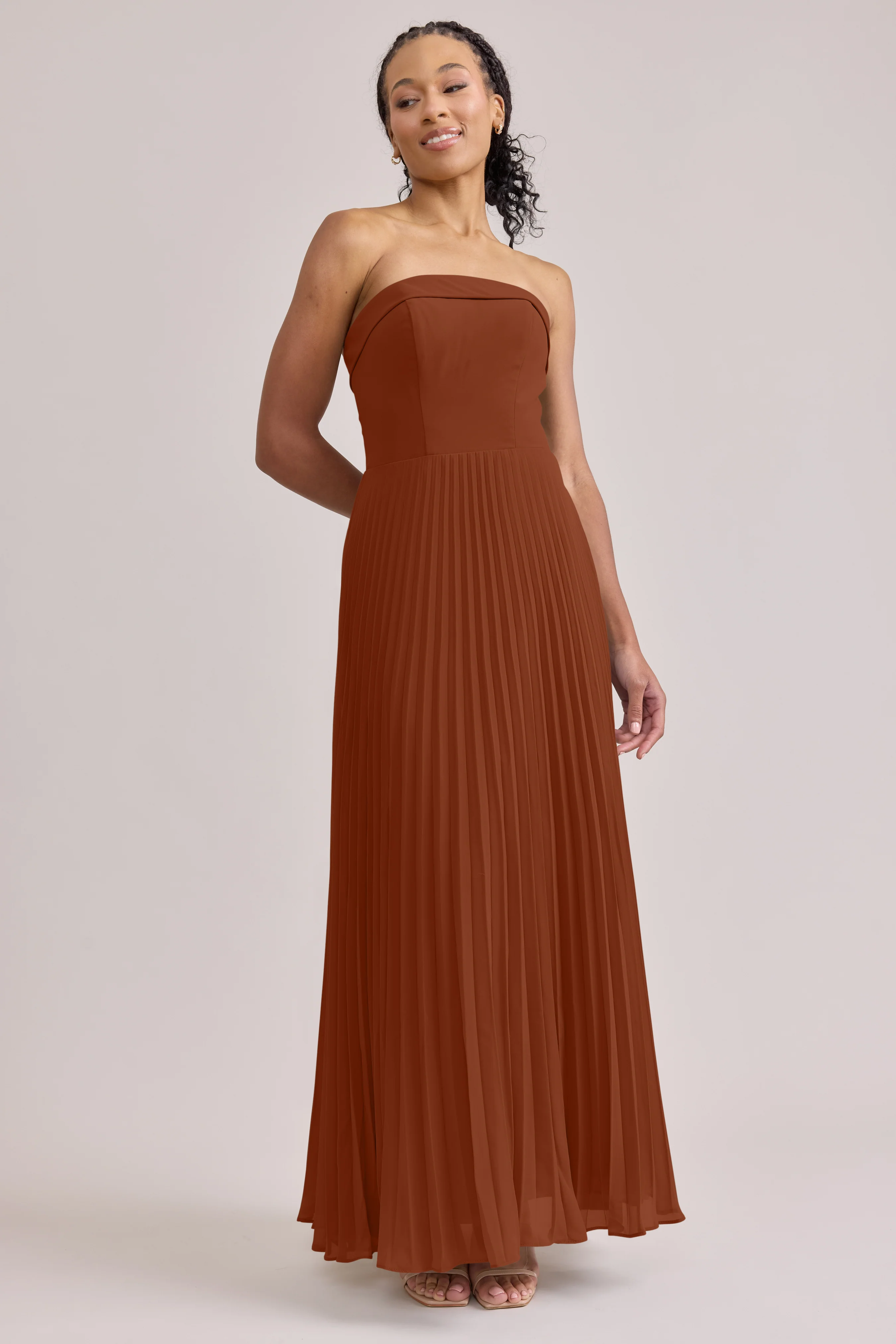 Saylor Chiffon Pleated Dress | Made To Order - Image 78