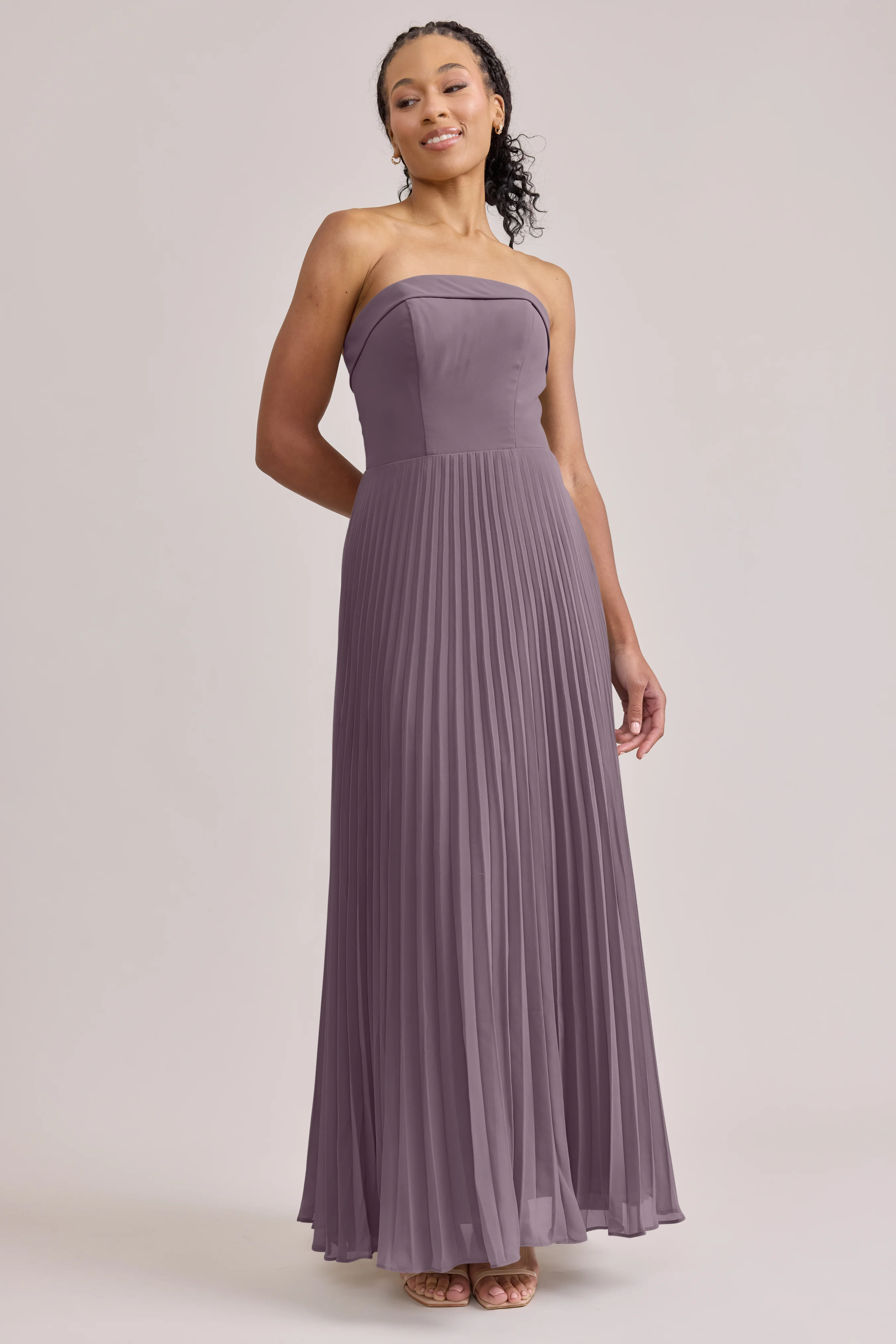 Saylor Chiffon Pleated Dress | Made To Order - Image 82
