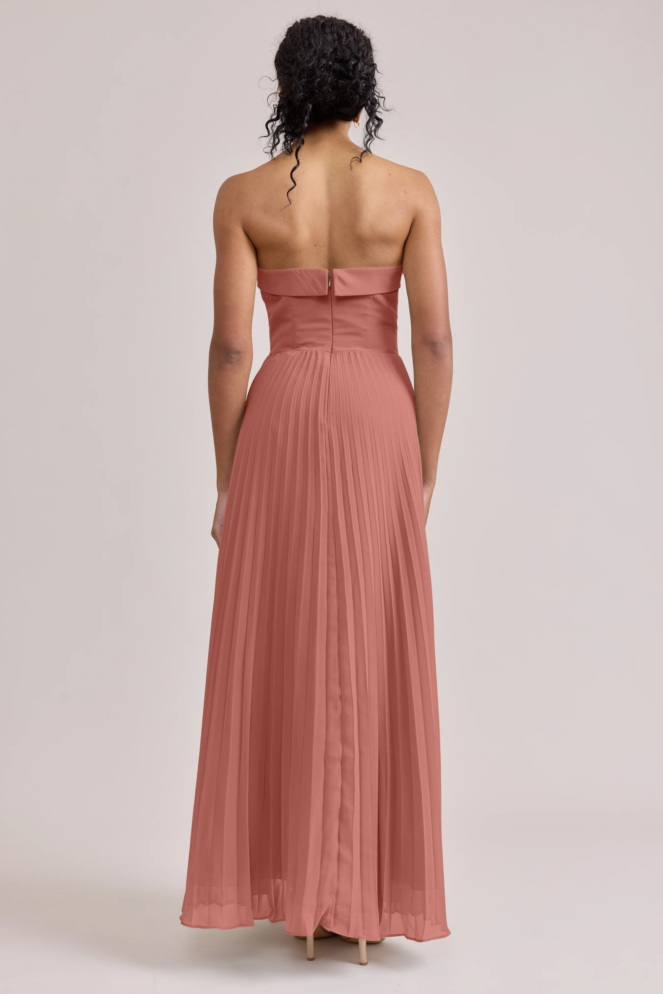 Saylor Chiffon Pleated Dress | Made To Order - Image 93