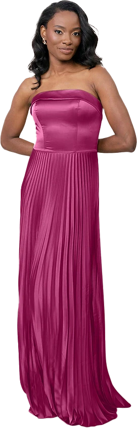 Saylor Satin Pleated Dress | Made To Order - Image 72
