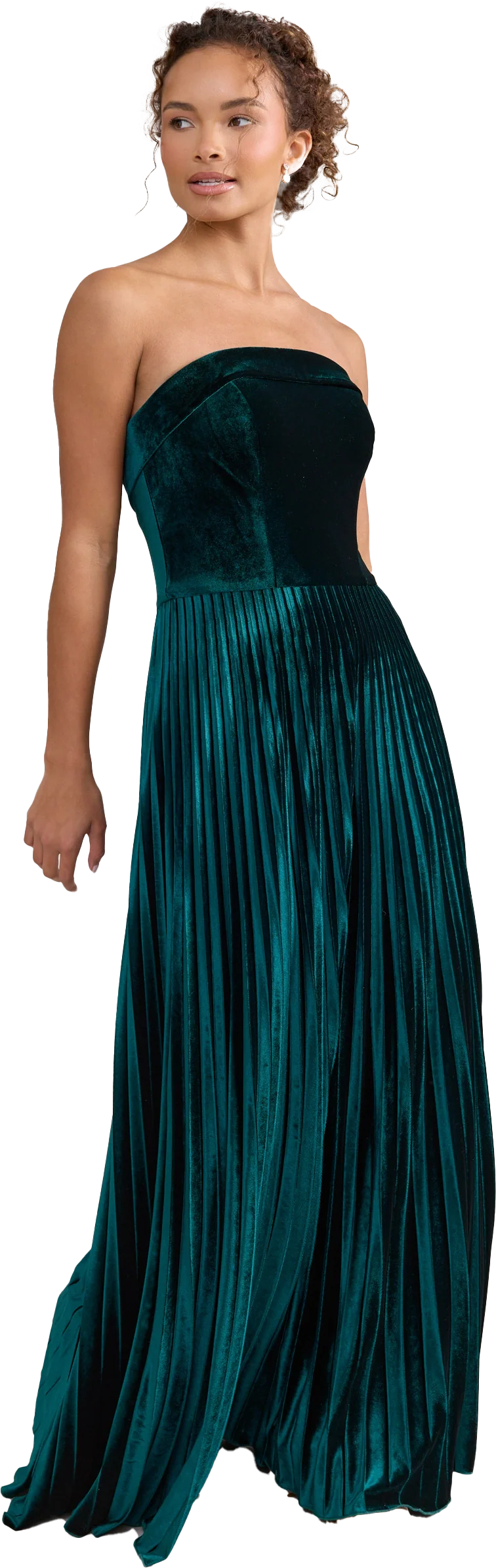 Saylor Velvet Pleated Dress | Made To Order - Image 69