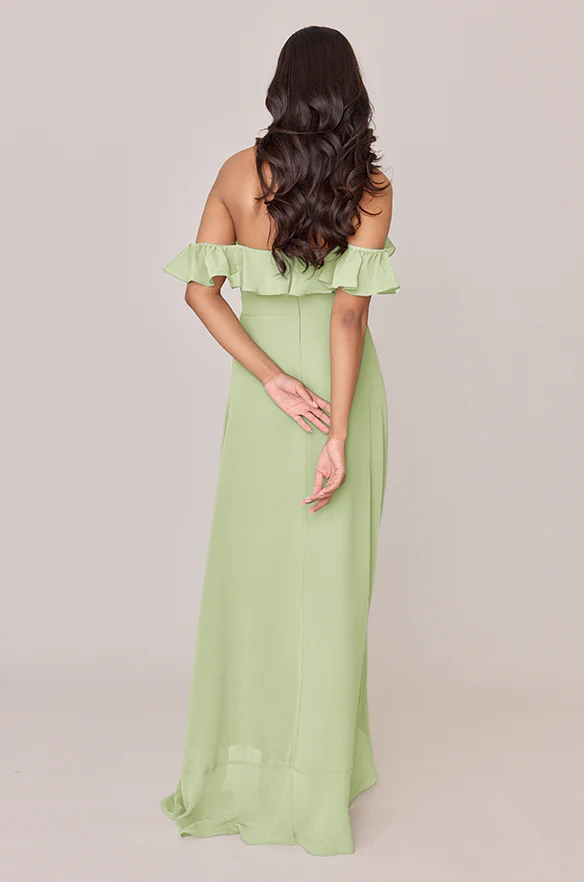 Scarlet Chiffon Dress | Made To Order - Image 147