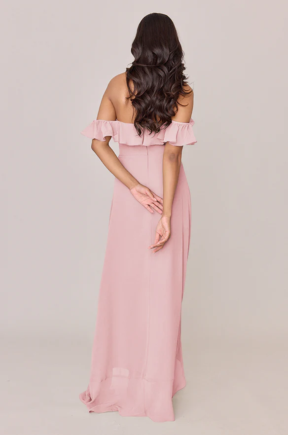 Scarlet Chiffon Dress | Made To Order - Image 15