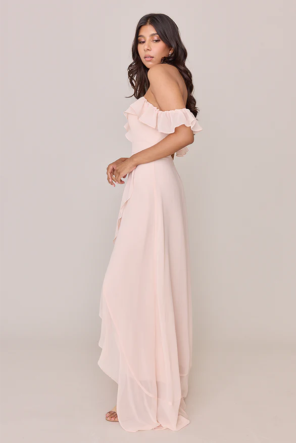 Scarlet Chiffon Dress | Made To Order - Image 3