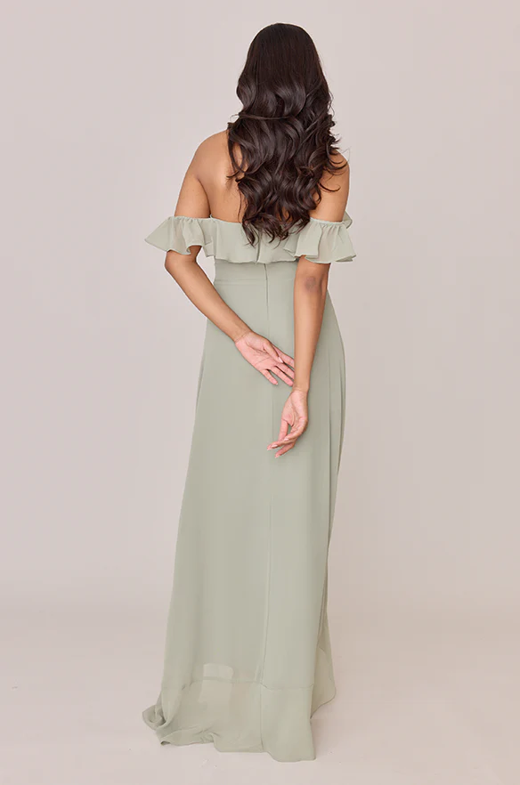 Scarlet Chiffon Dress | Made To Order - Image 87