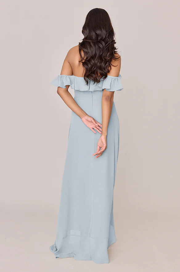 Scarlet Chiffon Dress | Made To Order - Image 89