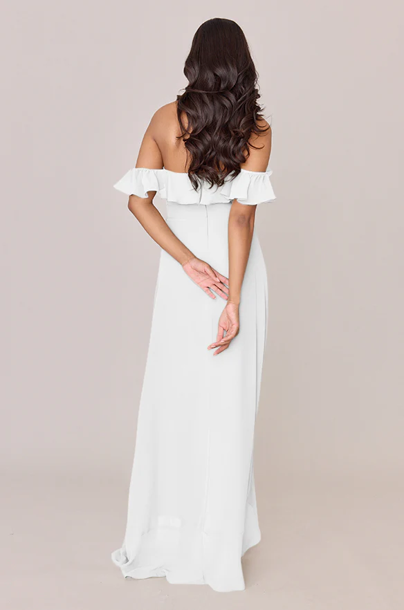 Scarlet Chiffon Dress | Made To Order - Image 93