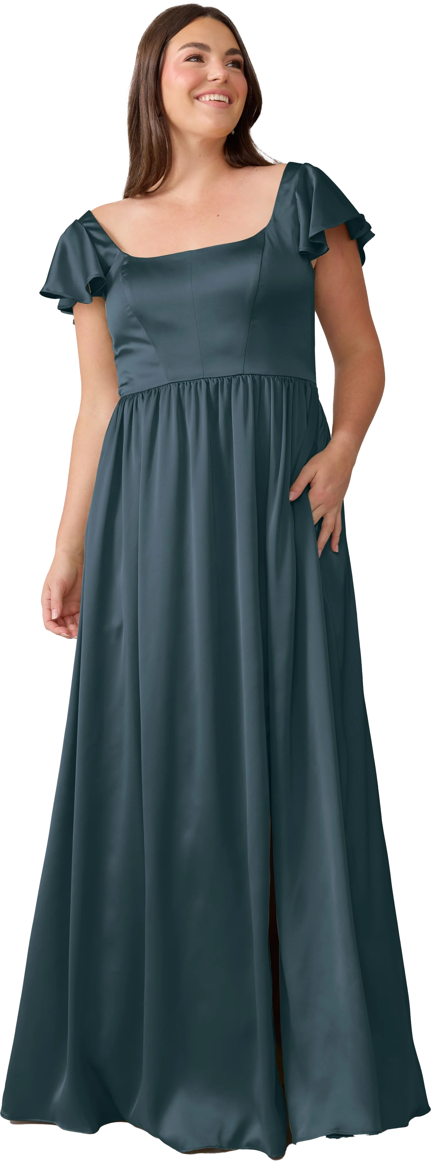 Selma Satin Dress | Made To Order - Image 119
