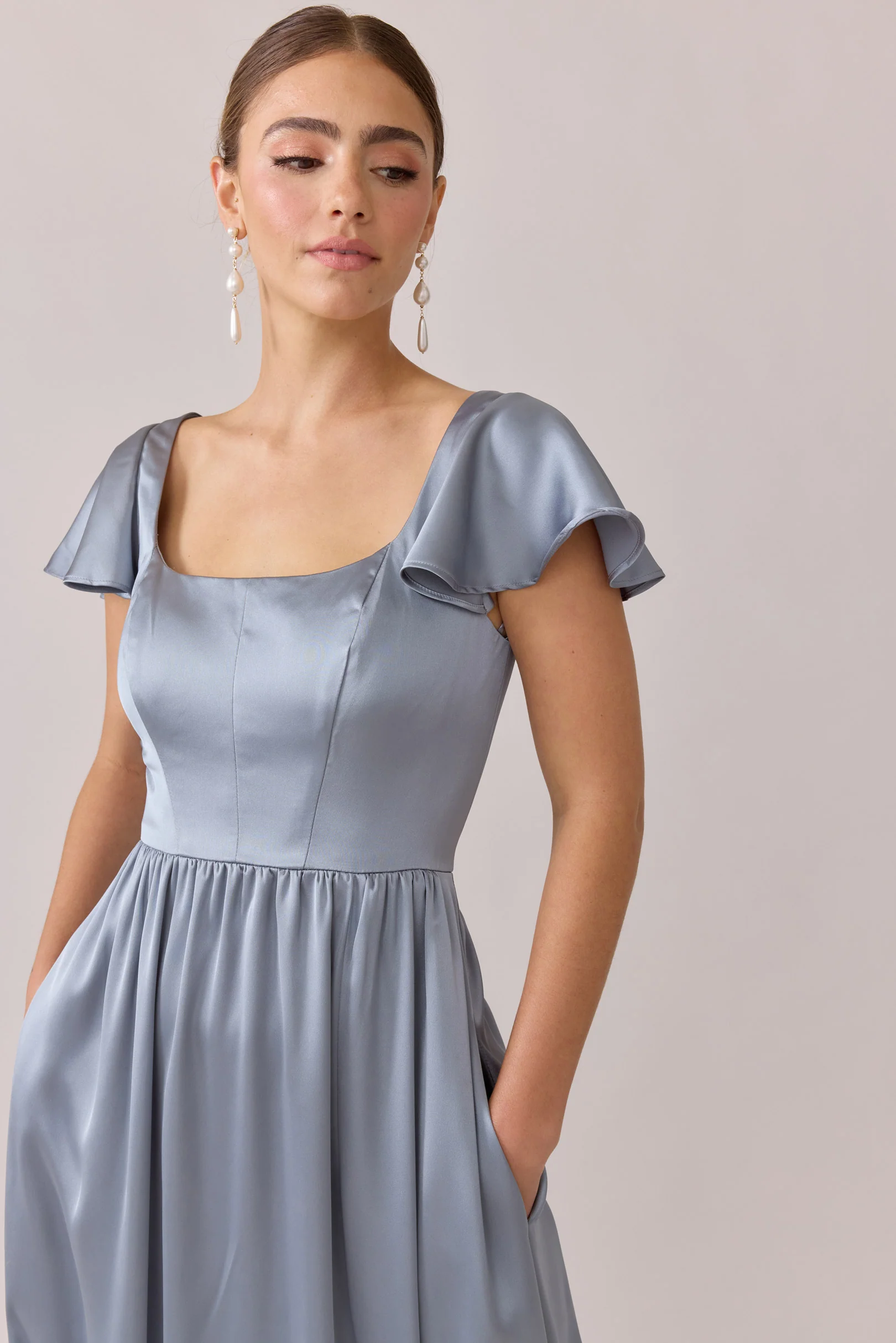 Selma Satin Dress | Made To Order - Image 2