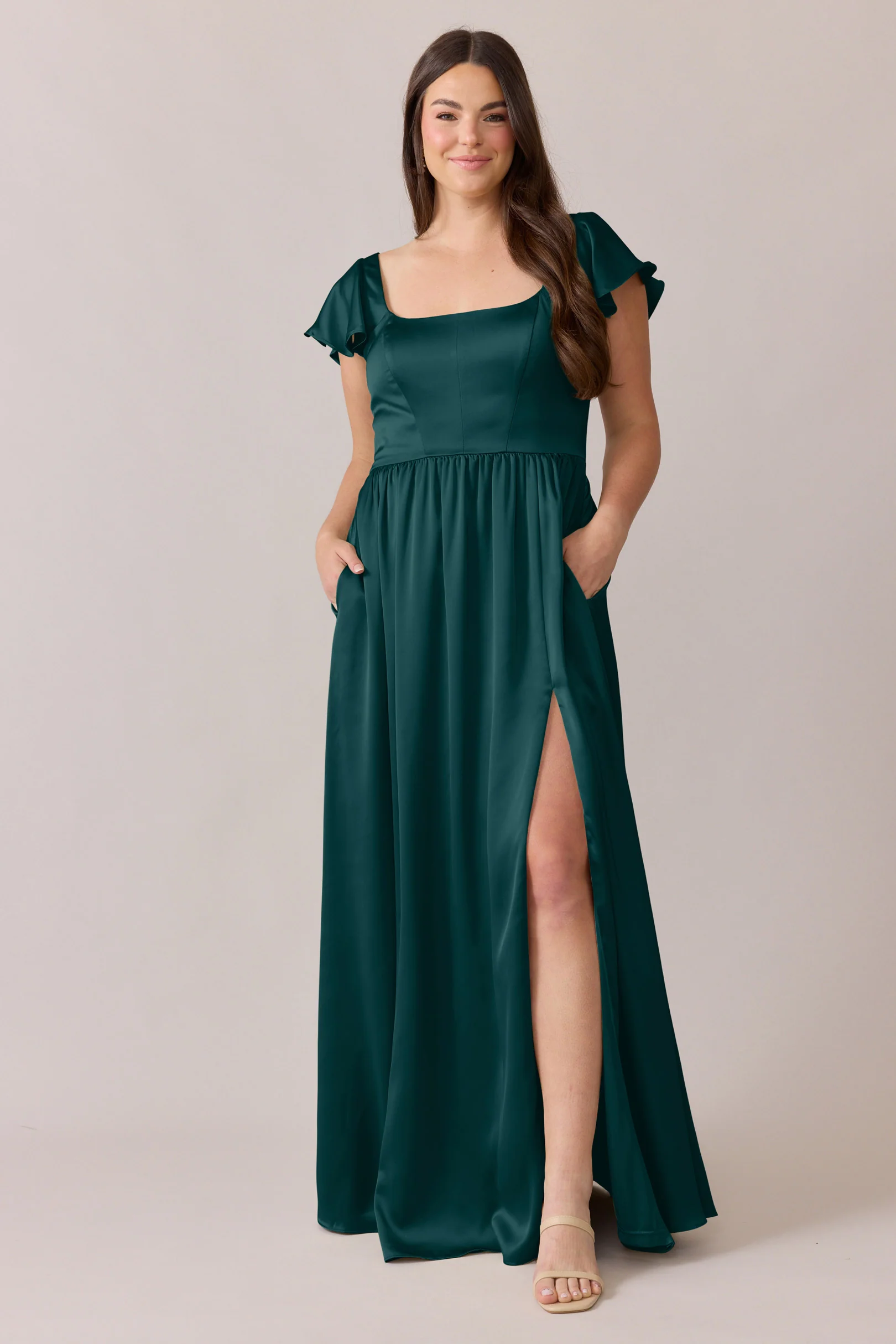 Selma Satin Dress | Made To Order - Image 31