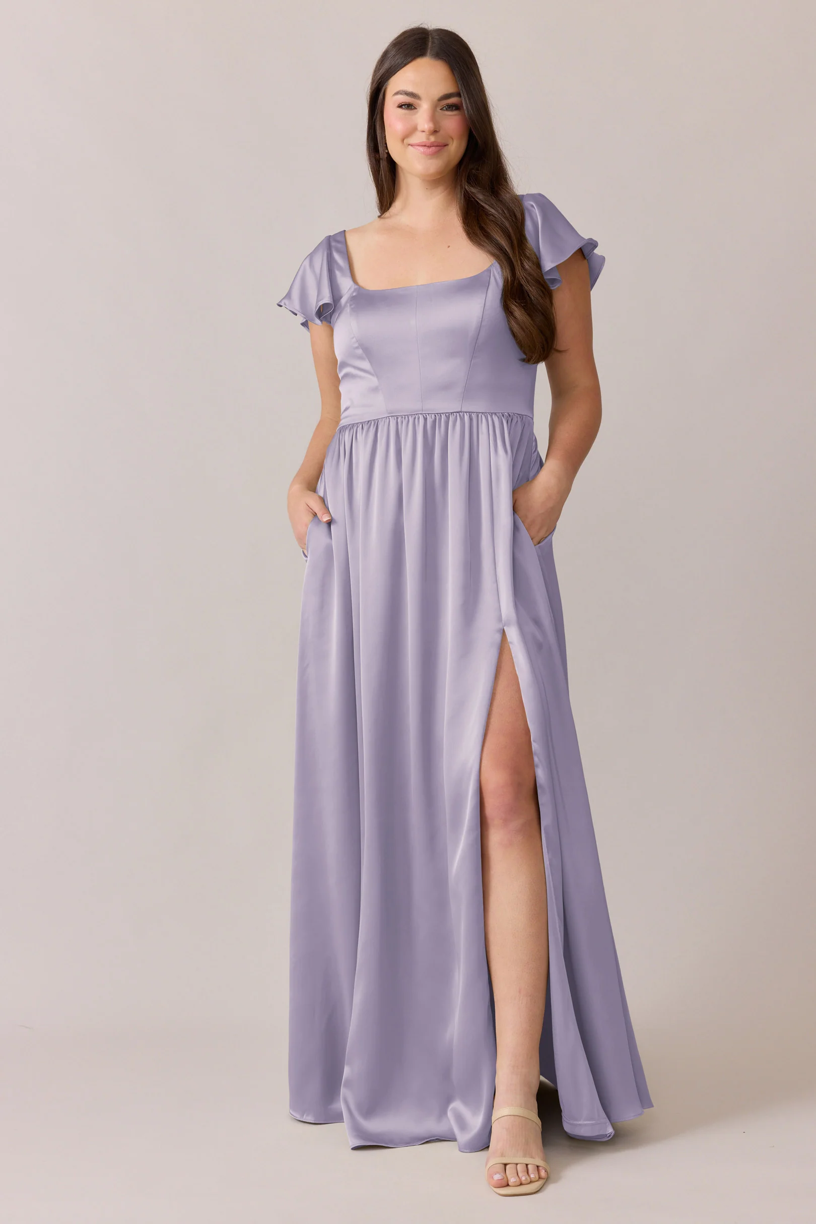 Selma Satin Dress | Made To Order - Image 49