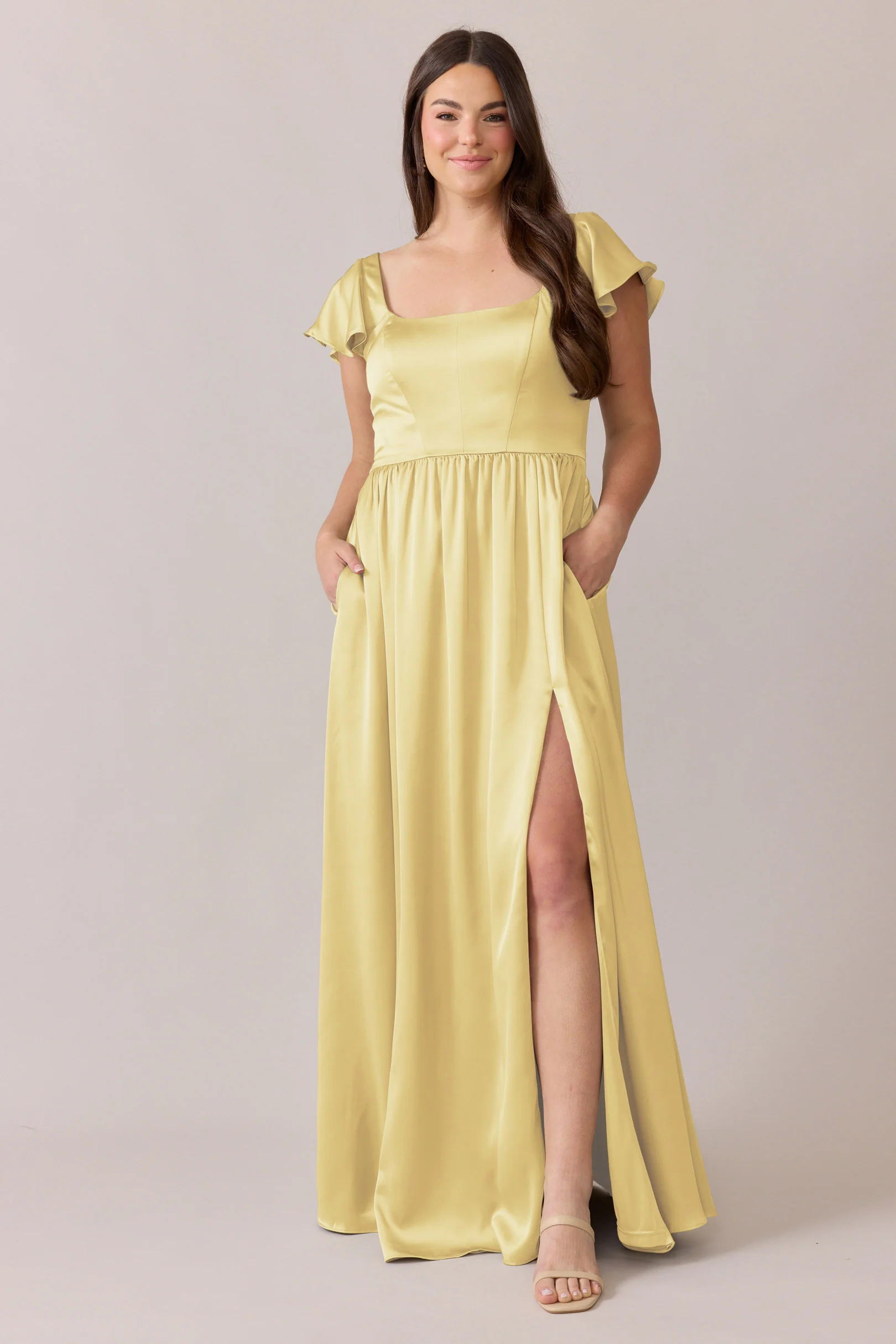 Selma Satin Dress | Made To Order - Image 53