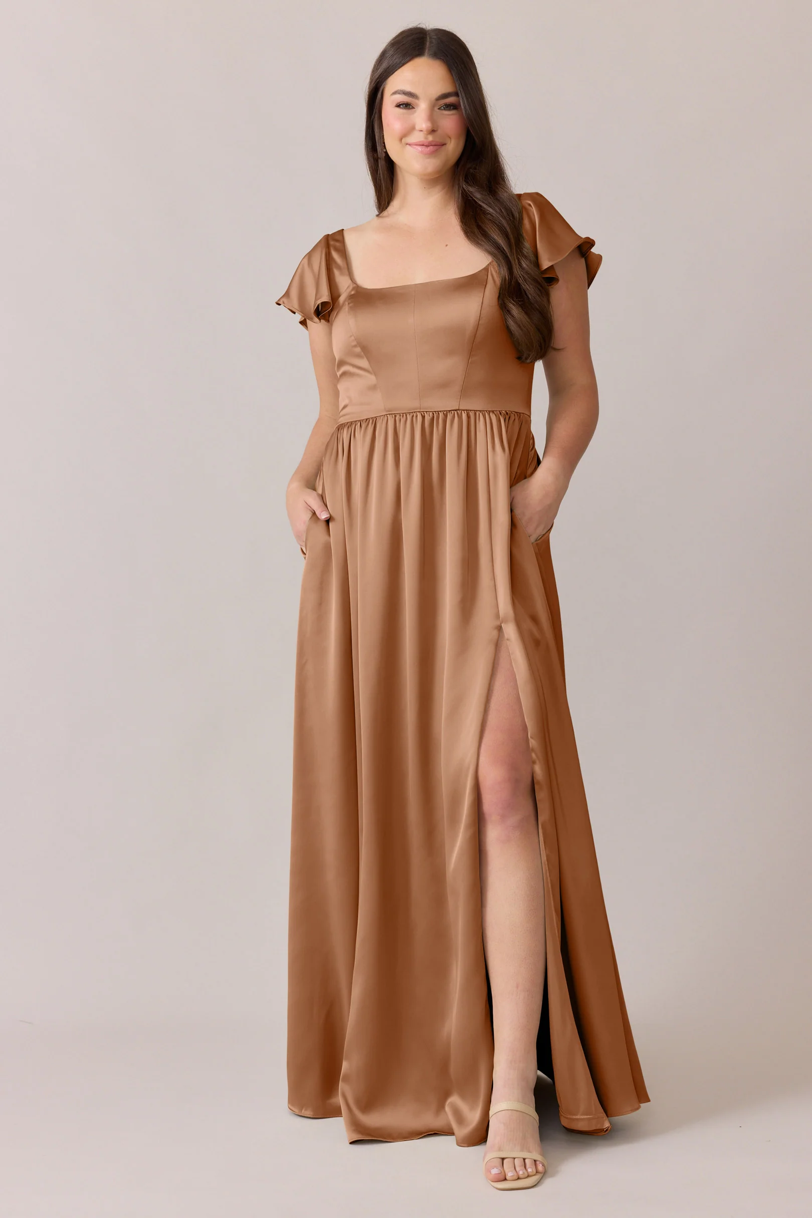 Selma Satin Dress | Made To Order - Image 55