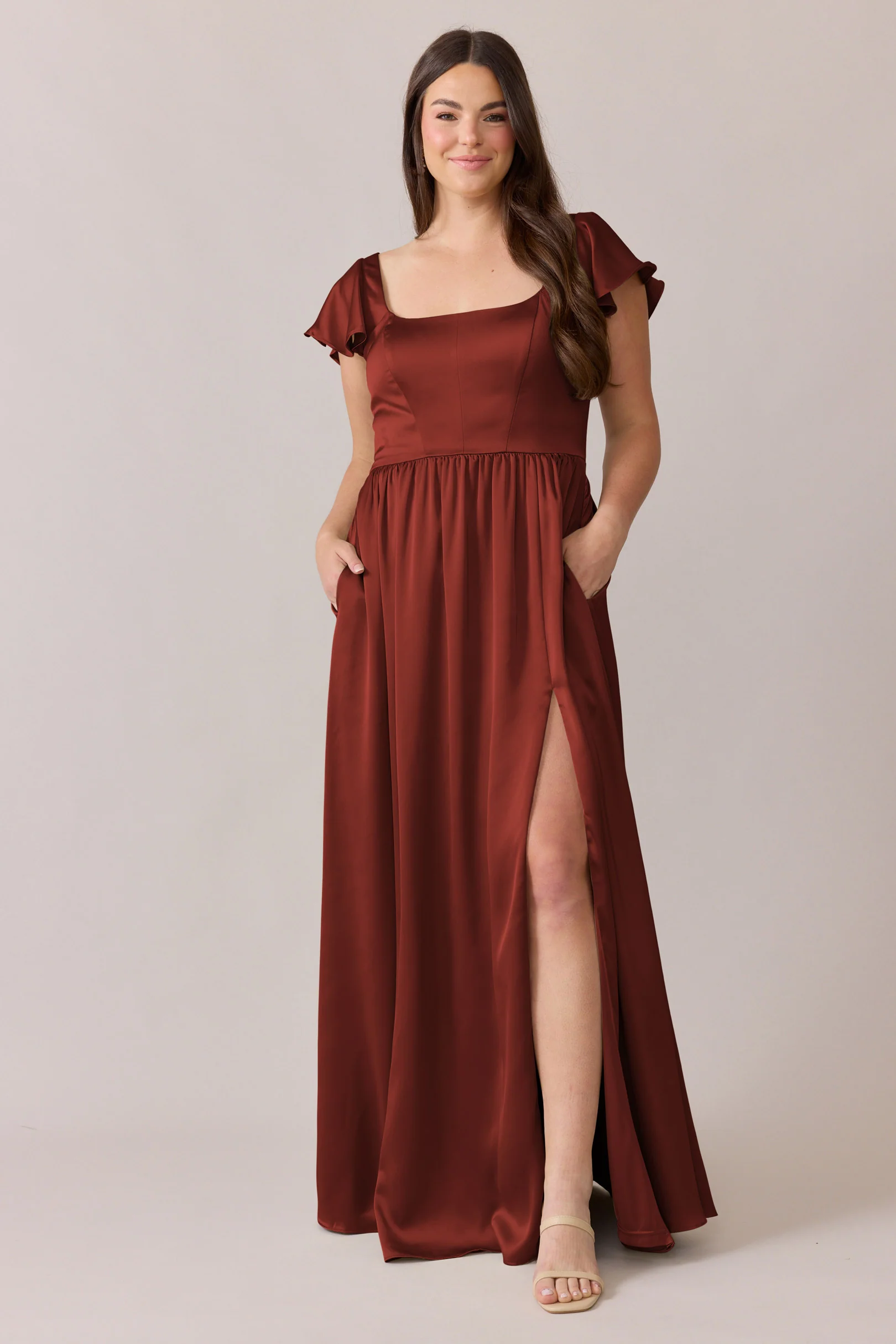 Selma Satin Dress | Made To Order - Image 57