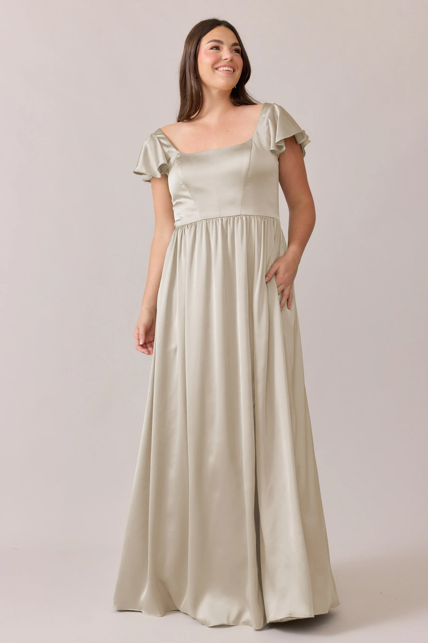 Selma Satin Dress | Made To Order - Image 63
