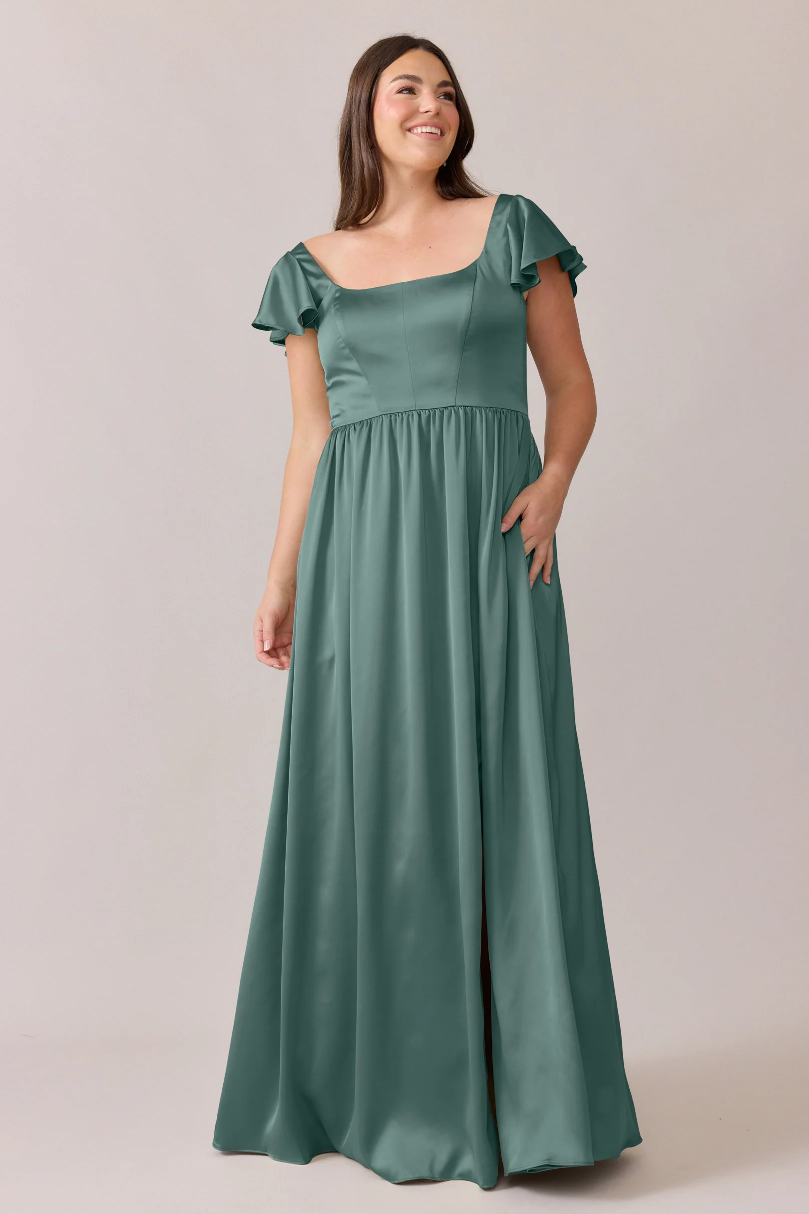 Selma Satin Dress | Made To Order - Image 71