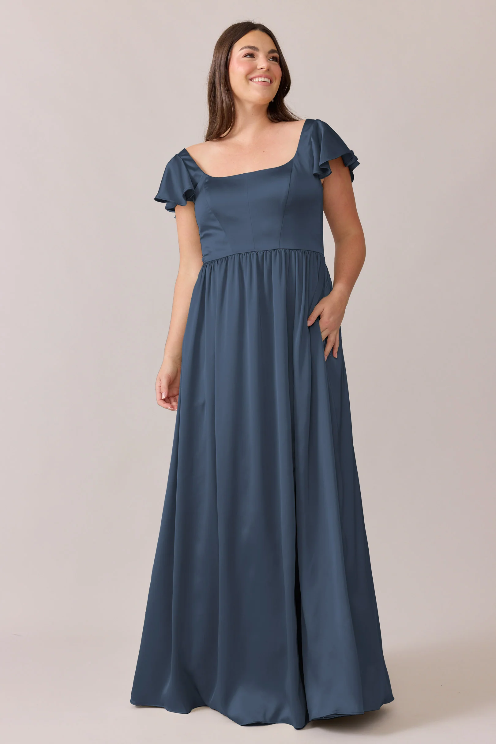 Selma Satin Dress | Made To Order - Image 77