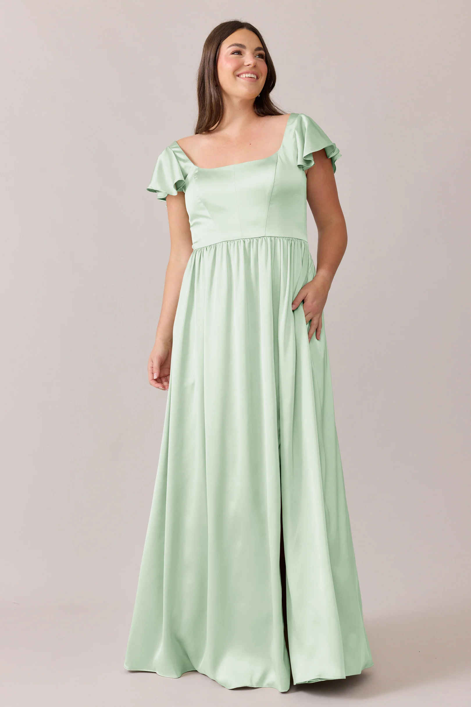 Selma Satin Dress | Made To Order - Image 81