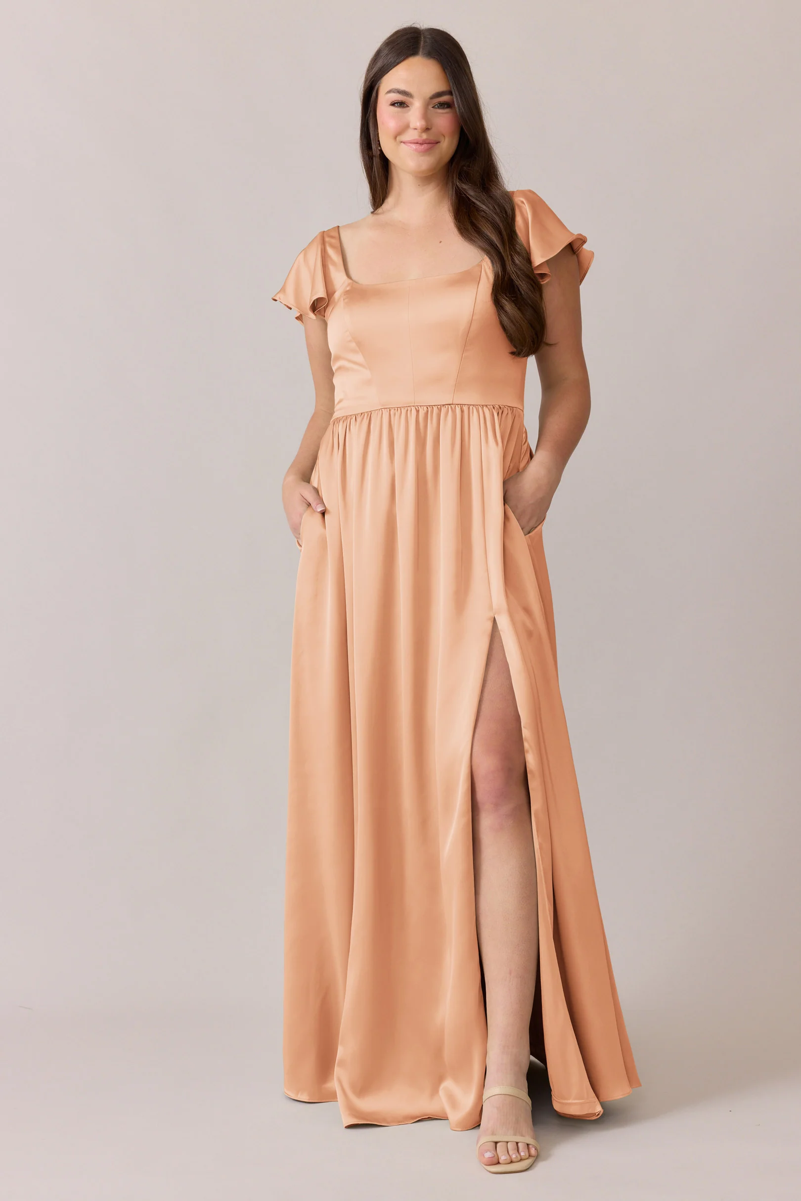 Selma Satin Dress | Made To Order - Image 85