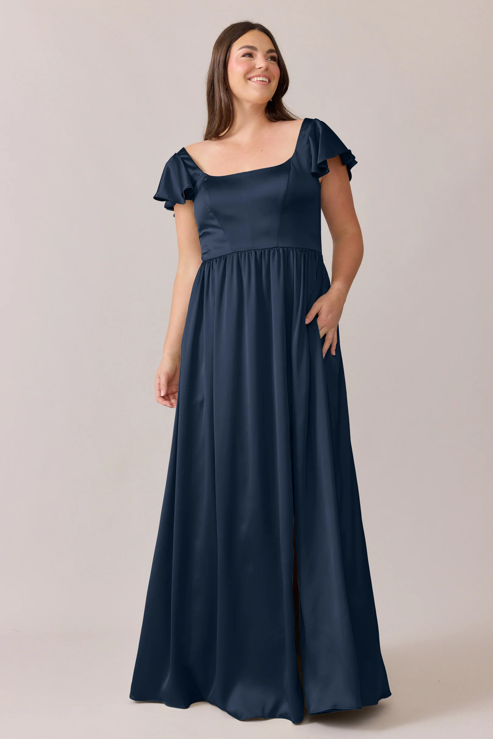 Selma Satin Dress | Made To Order - Image 89