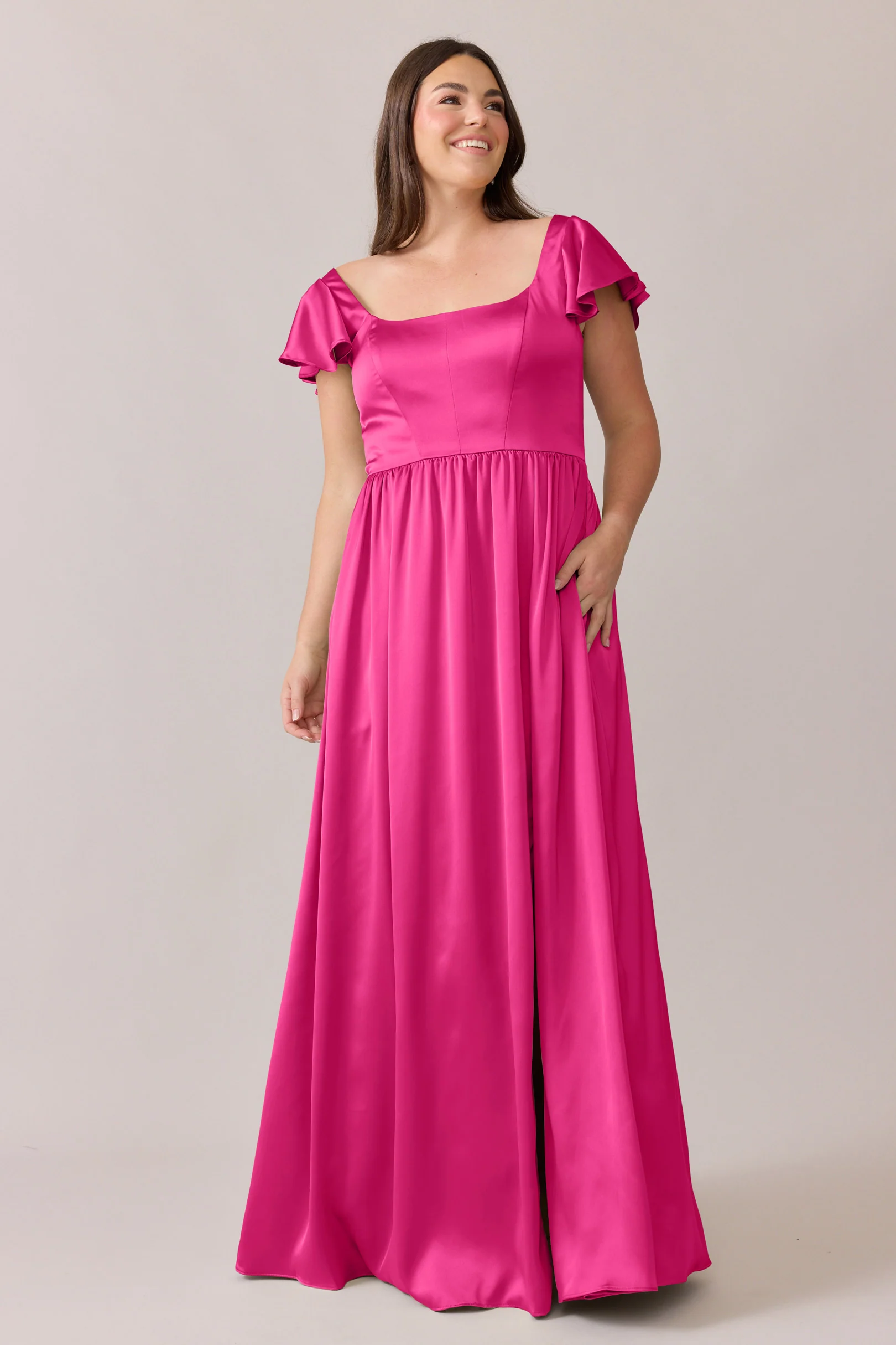 Selma Satin Dress | Made To Order - Image 95