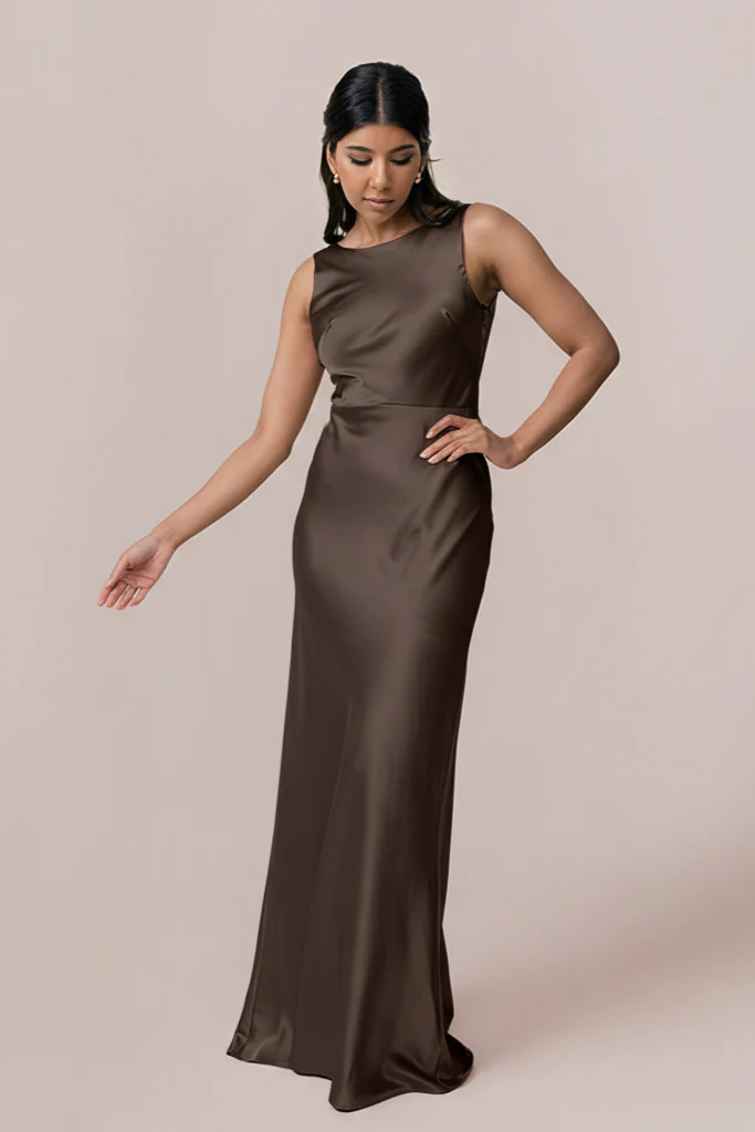 Serena Satin Dress | Made To Order - Image 119