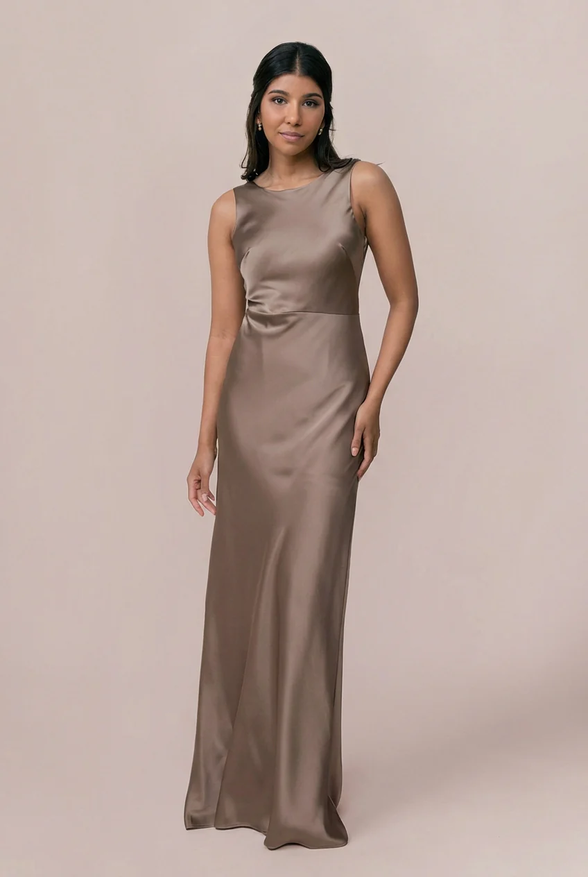 Serena Satin Dress | Made To Order - Image 121
