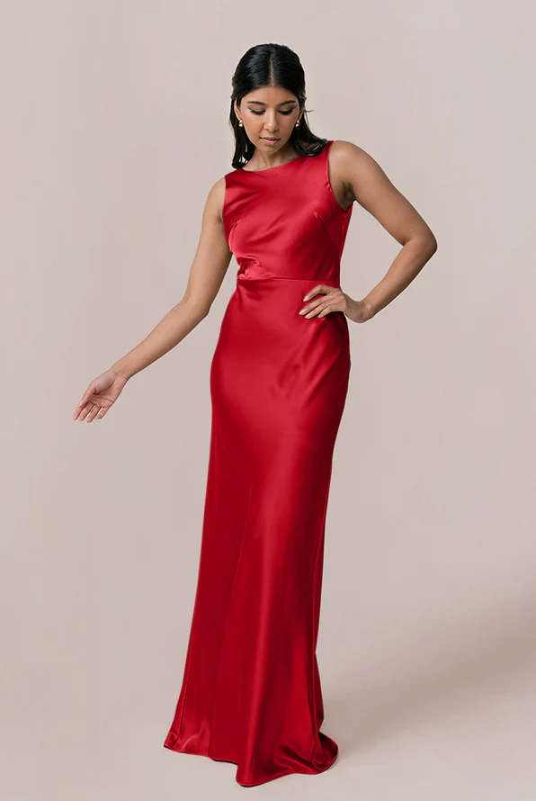 Serena Satin Dress | Made To Order - Image 30