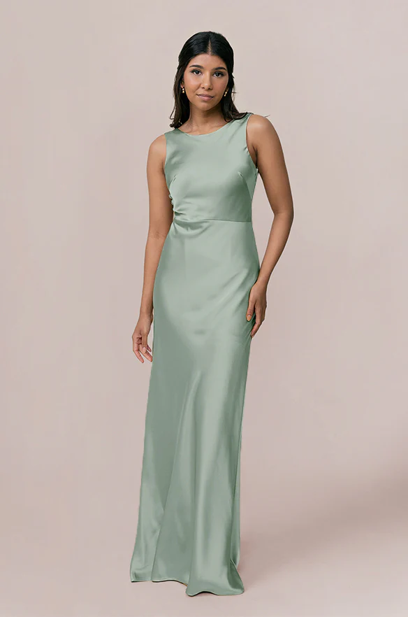 Serena Satin Dress | Made To Order - Image 36