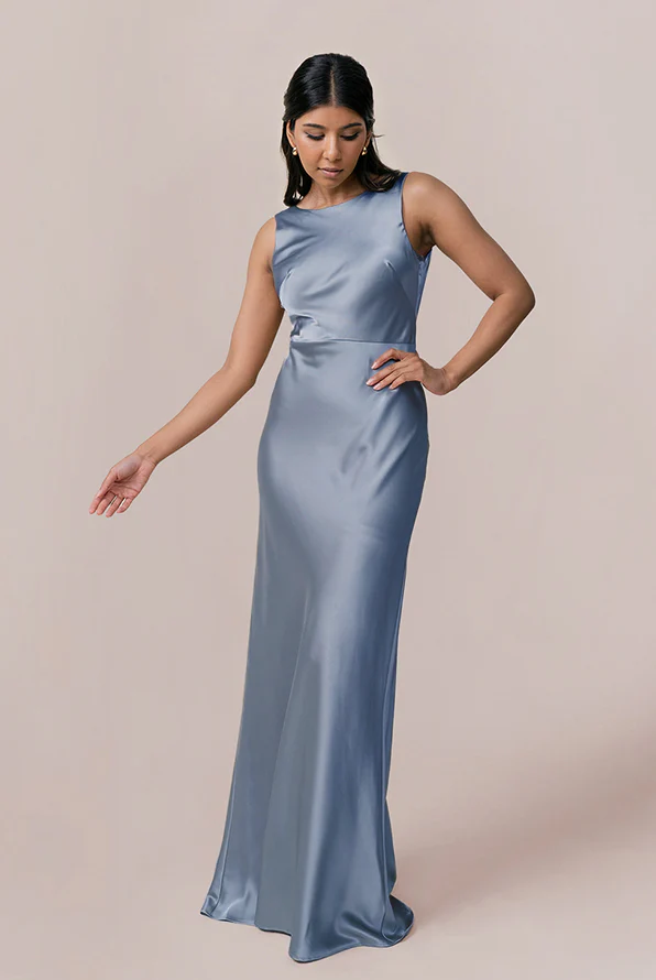 Serena Satin Dress | Made To Order - Image 38