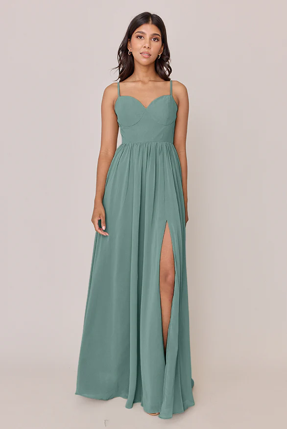 Serenity Chiffon Dress | Made To Order - Image 100