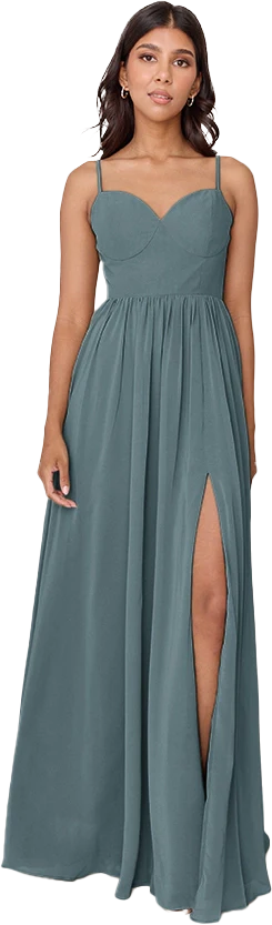 Serenity Chiffon Dress | Made To Order - Image 153