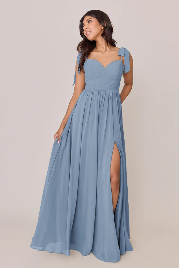 Serenity Chiffon Dress | Made To Order - Image 51