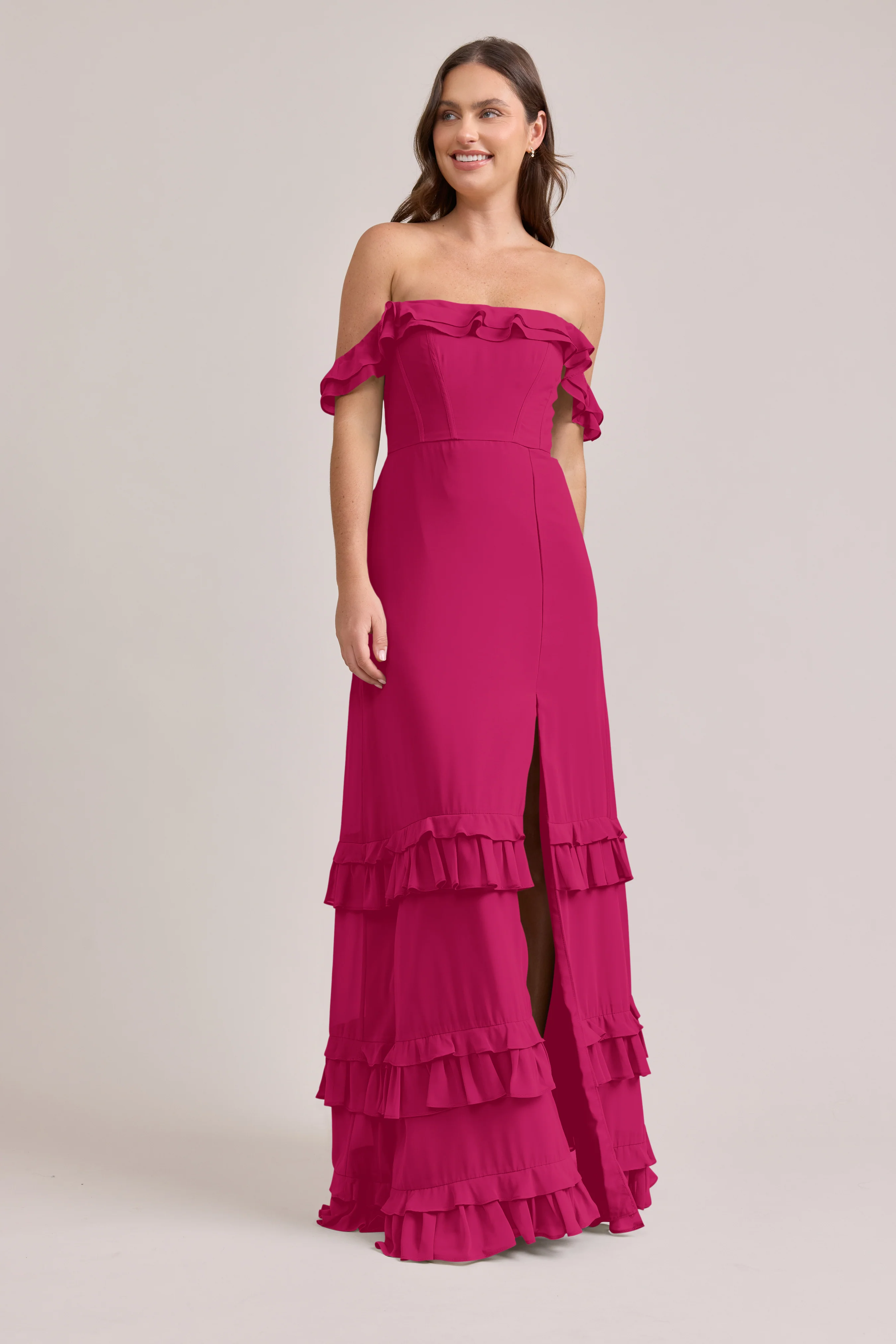 Shea Chiffon Dress | Made To Order - Image 49