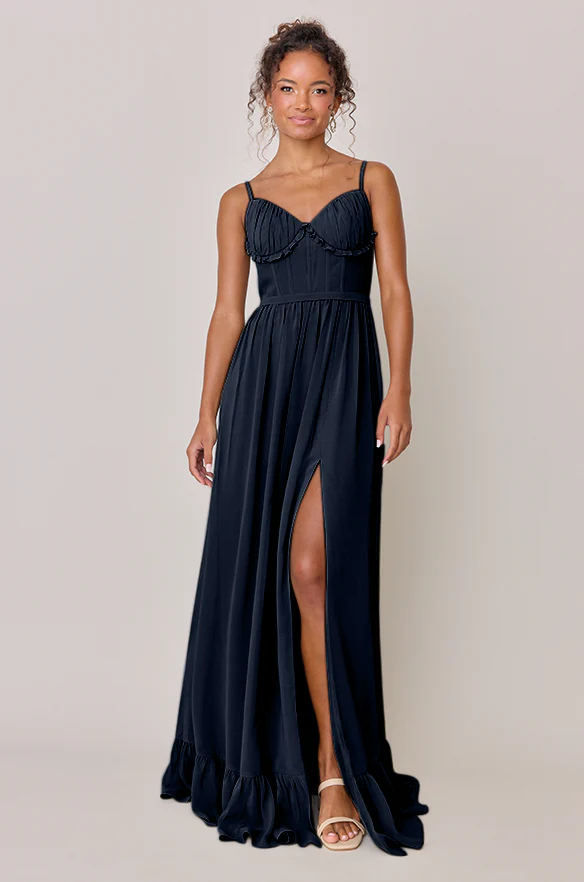 Shylah Chiffon Dress | Made To Order - Image 100