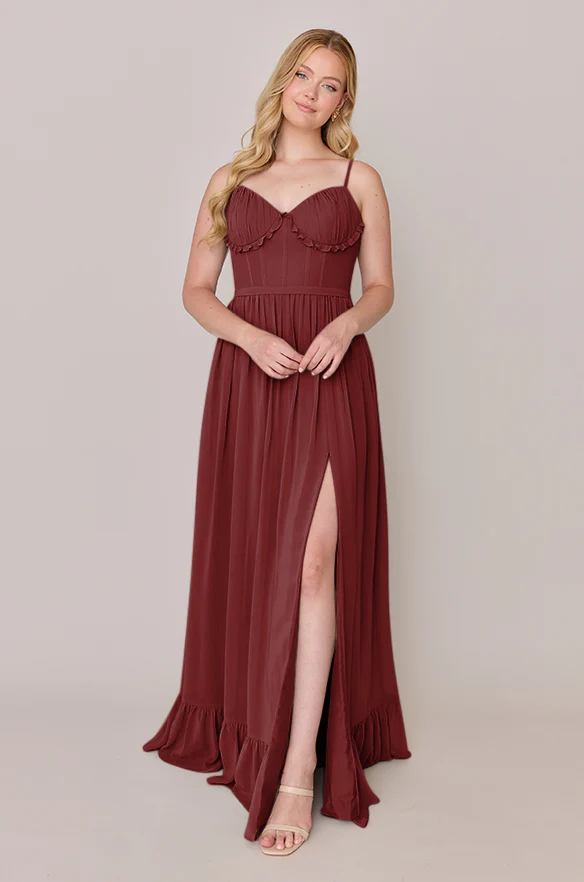 Shylah Chiffon Dress | Made To Order - Image 21