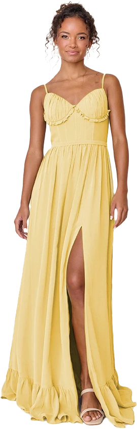 Shylah Chiffon Dress | Made To Order - Image 223