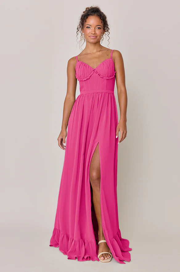 Shylah Chiffon Dress | Made To Order - Image 225