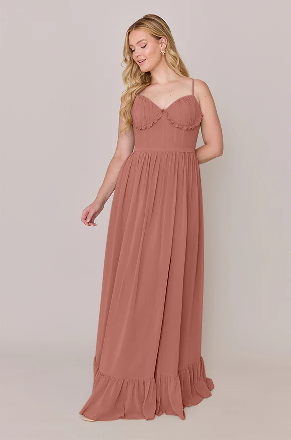 Shylah Chiffon Dress | Made To Order - Image 47