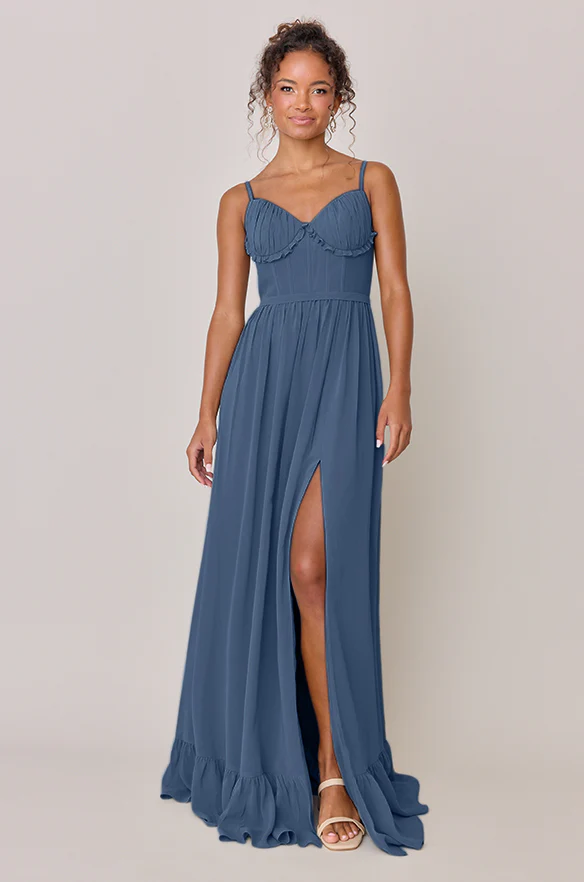 Shylah Chiffon Dress | Made To Order - Image 55