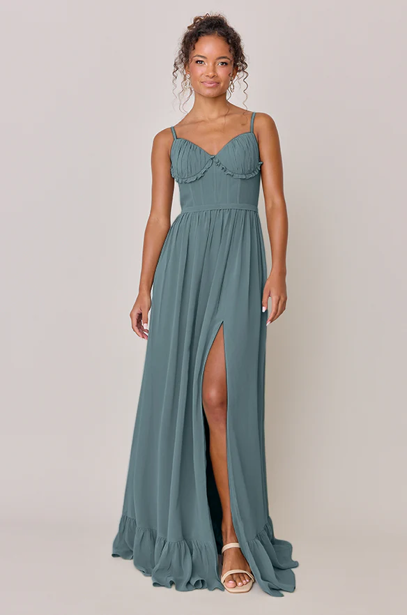 Shylah Chiffon Dress | Made To Order - Image 61
