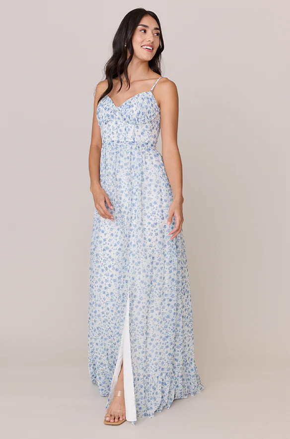 Shylah Chiffon Floral Print Dress | Made To Order - Image 14