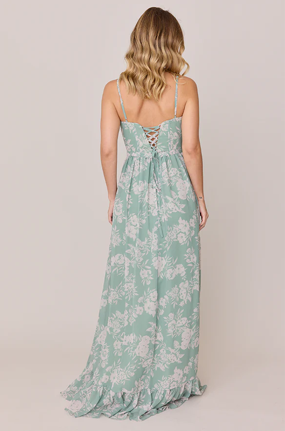 Shylah Chiffon Floral Print Dress | Made To Order - Image 19