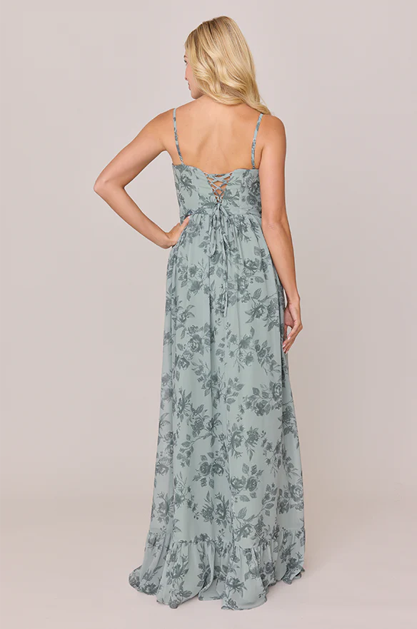 Shylah Chiffon Floral Print Dress | Made To Order - Image 21