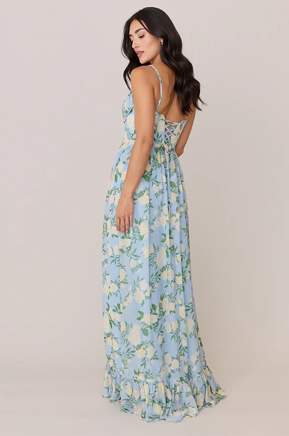 Shylah Chiffon Floral Print Dress | Made To Order - Image 28