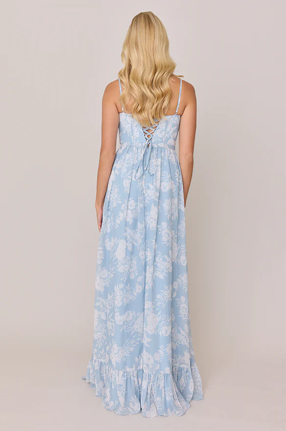 Shylah Chiffon Floral Print Dress | Made To Order - Image 3