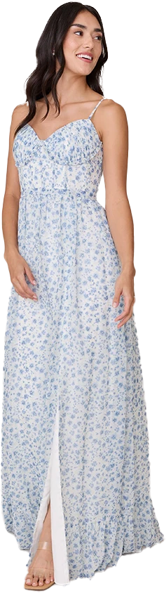 Shylah Chiffon Floral Print Dress | Made To Order - Image 40