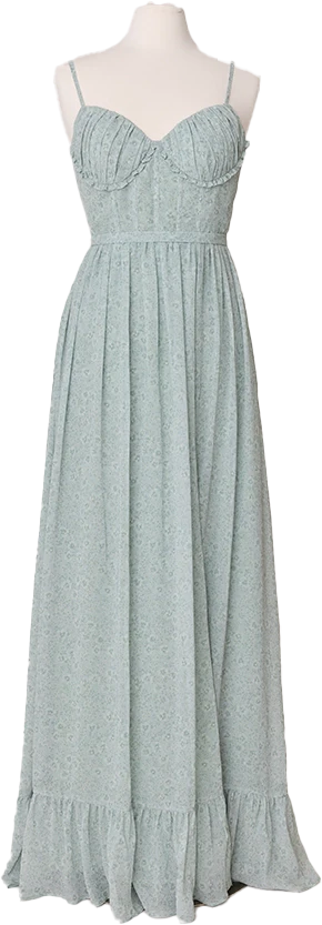 Shylah Chiffon Floral Print Dress | Made To Order - Image 47