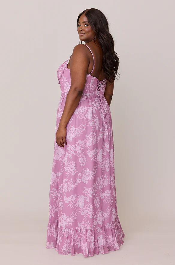 Shylah Chiffon Floral Print Dress | Made To Order - Image 6